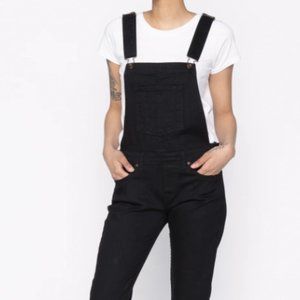 Naked and Famous Women's Overalls Black Power Stretch